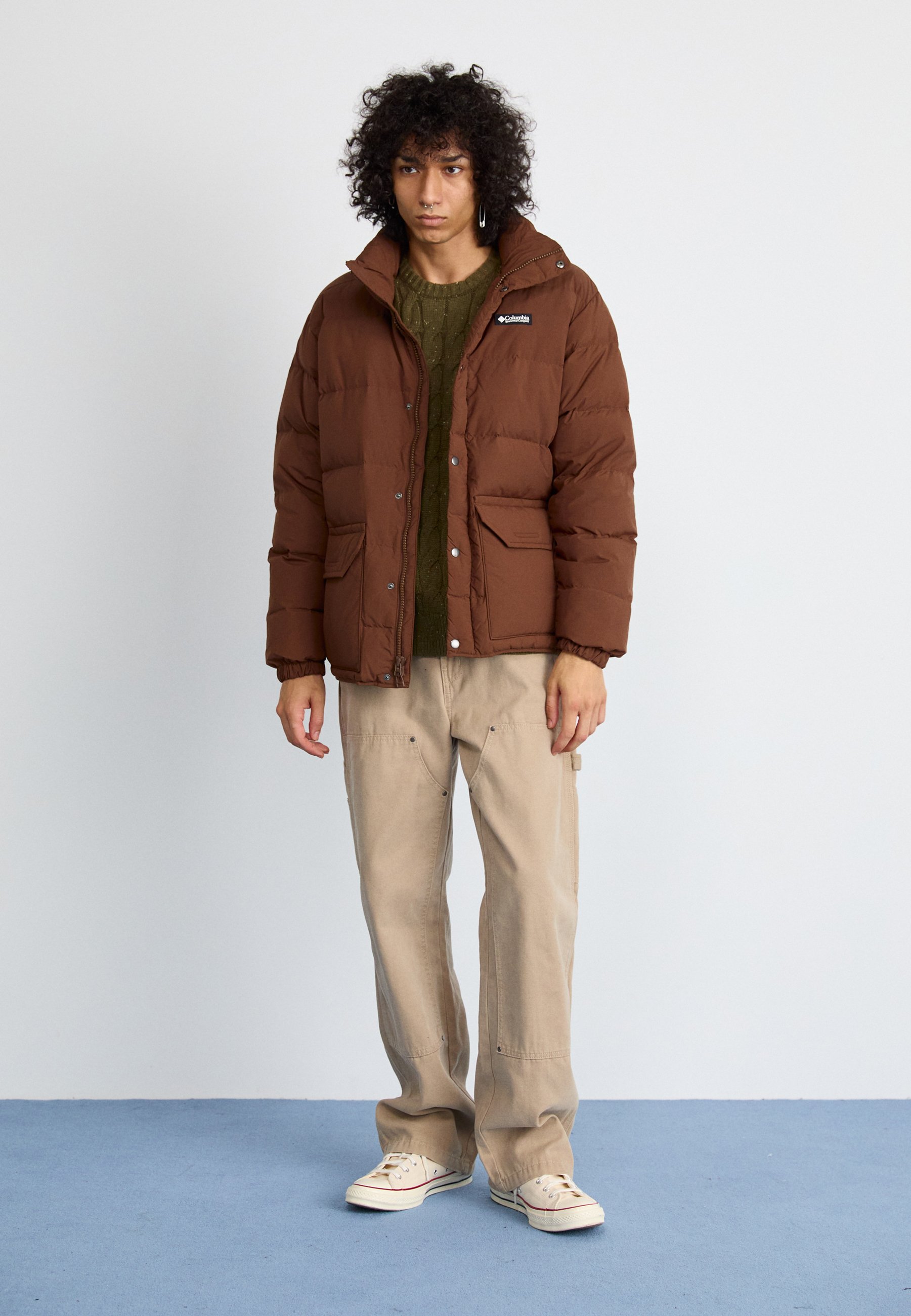 Columbia WALLOWA™ HOODED JACKET - Down jacket - tobacco/brown