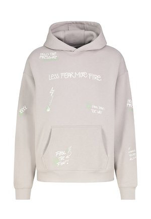 MIT ALLOVERPRINT - Hoodie - beige