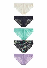 Unausgewählt, navy blue floral print cream mauve purple