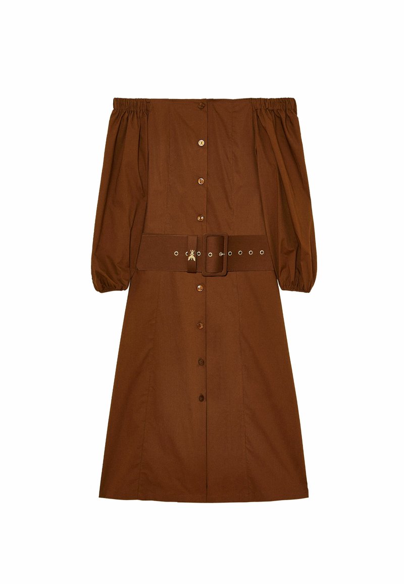 PATRIZIA PEPE Jurk donkerbruin PATRIZIA PEPE Jurk donkerbruin