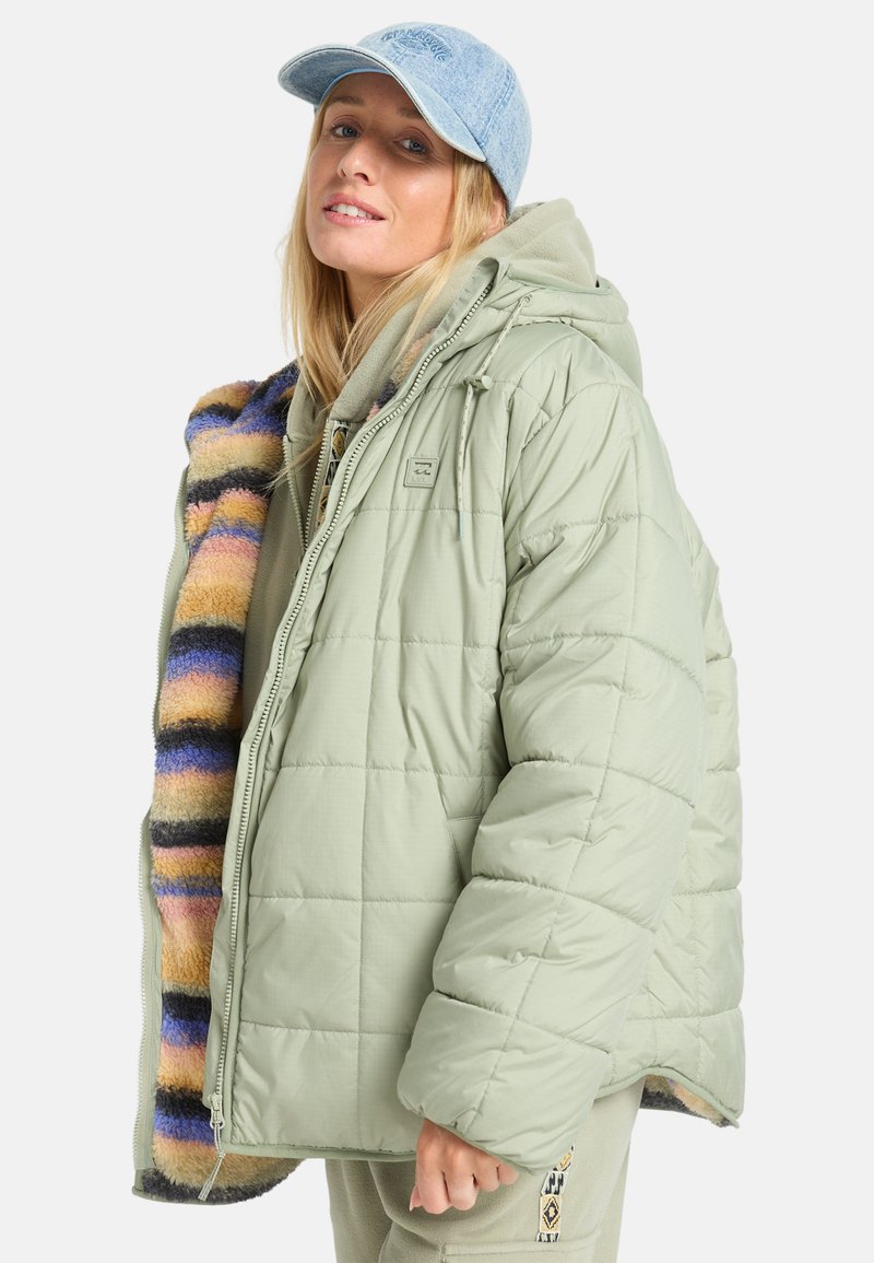 Billabong HAPPY CAMPER - PUFFER - Winter jacket - ghj/mint - Zalando