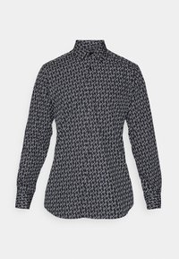 SHIRT MODERN FIT - Vapaa-ajan kauluspaita - black/white