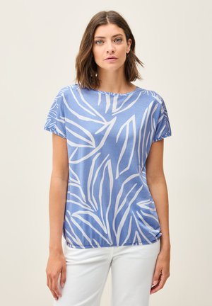 Print T-shirt - blau