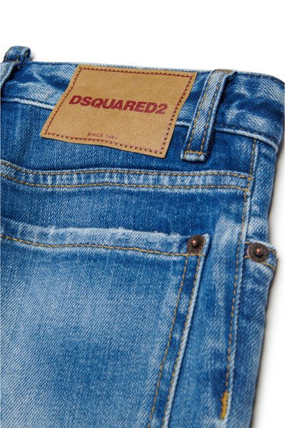 Dsquared2 UNISEX - Džínsy s rovným strihom - blue denim