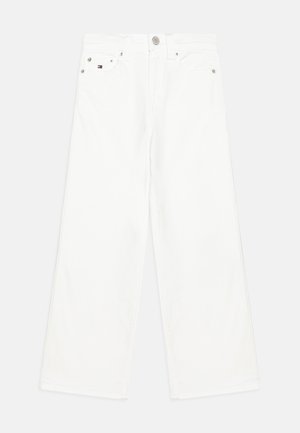 MABEL - Jeans a zampa - white