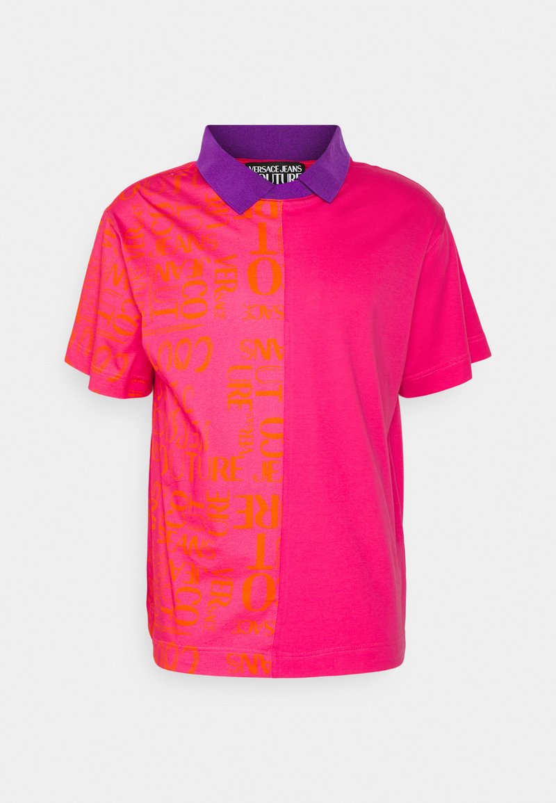 Pink versace polo shirt Clearance