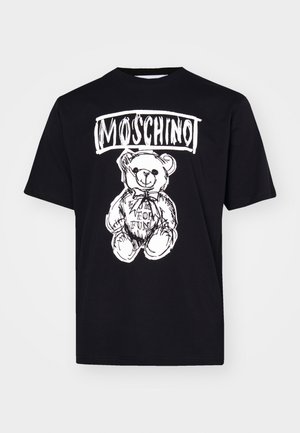 MOSCHINO T-shirts med print - fantasia nero