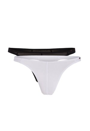 2ER PACK - Slip - schwarz   weiß