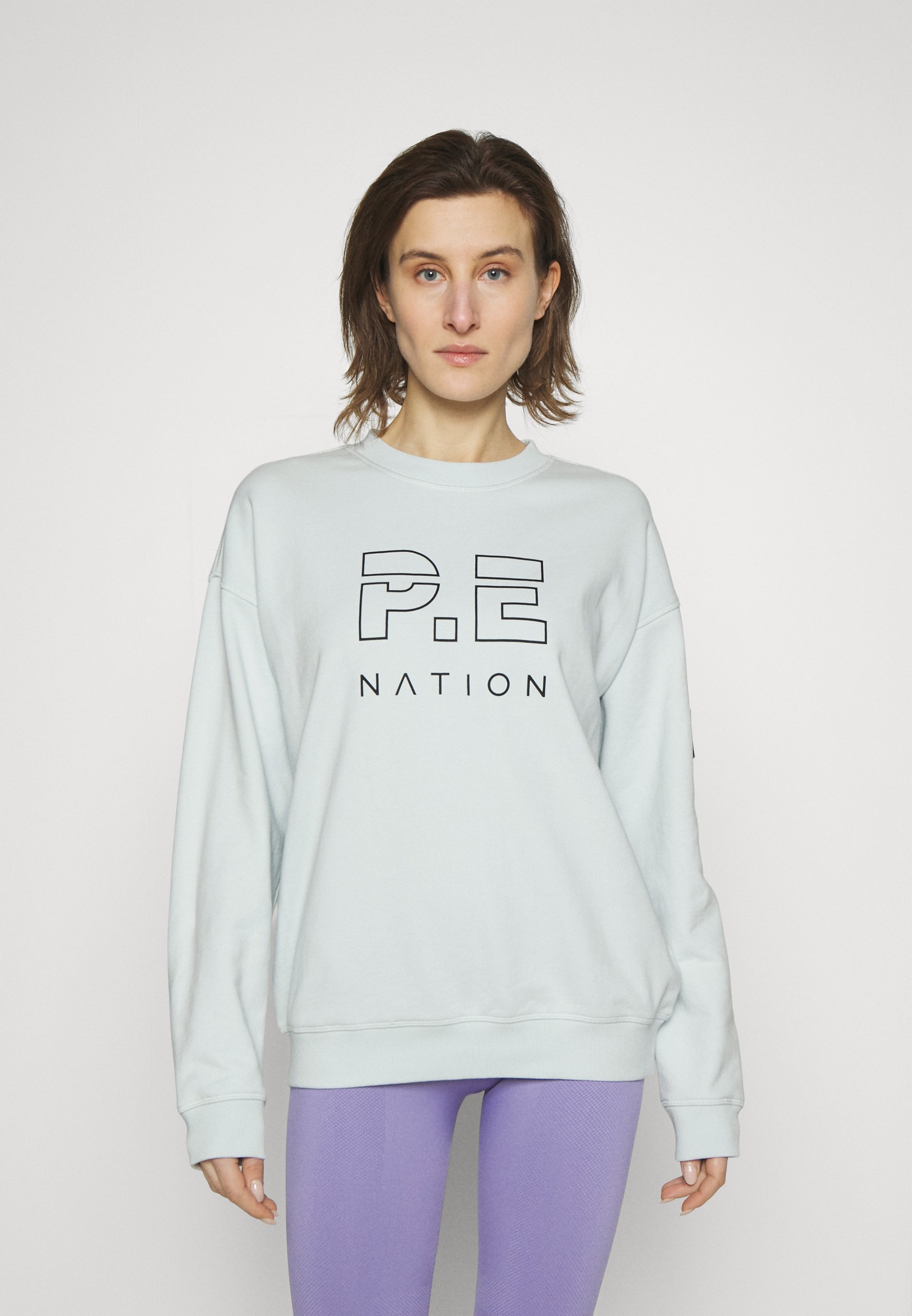 Crewneck Sweatshirt Pe Nation Heads Up Sweater White Nation Heads