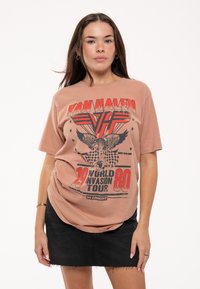 Paradiso Clothing VAN HALEN WORLD INVASION - Print T-shirt - pink