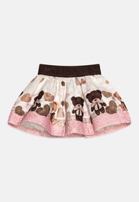 Monnalisa Falda acampanada - ecrù+rosa fairytale