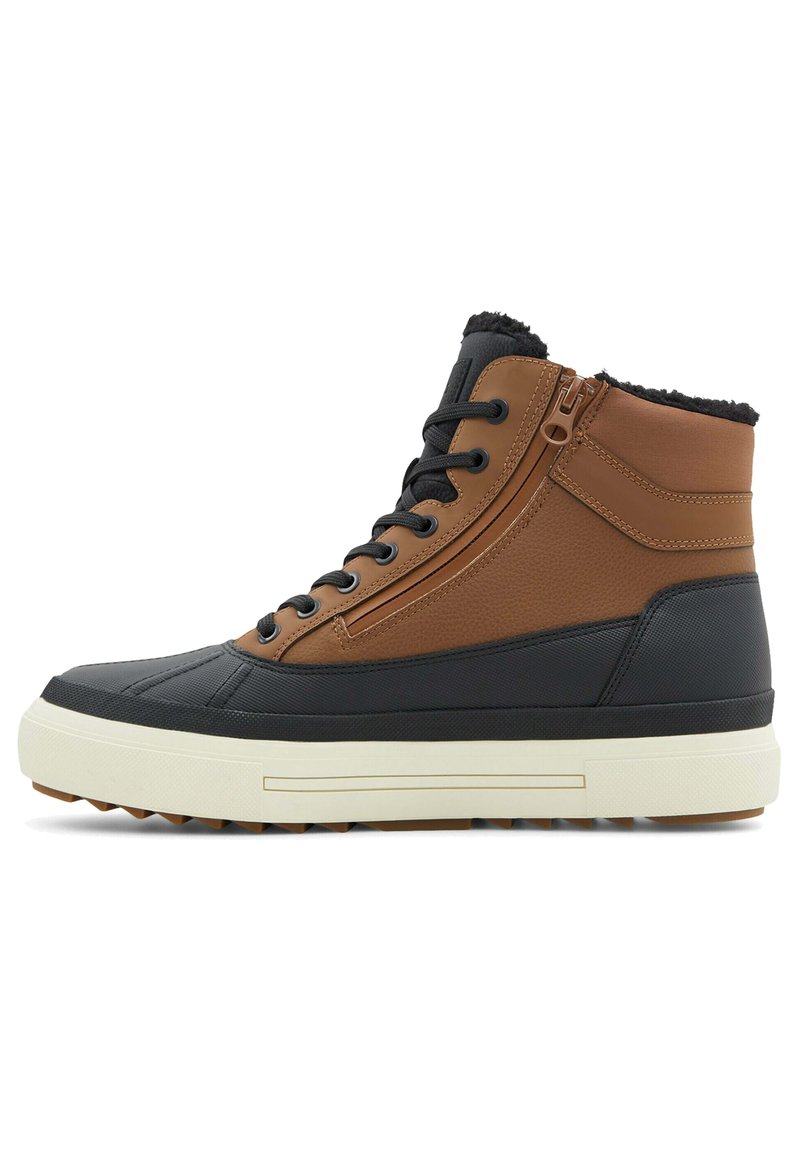 ALDO SNOWMASS WATERPROOF Laceup ankle boots cognac Zalando.de