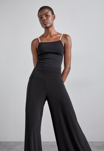 Norma Kamali ELEPHANT PANT - Pantalon classique - black