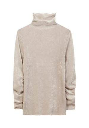 Luisa Cerano, LUISA CERANO SAMT-TURTLENECK-SHIRT - Long sleeved top - pearl