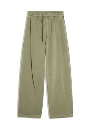 Bershka, BALLOON WASHED - TRACKSUIT BOTTOMS - Pantalon de survêtement - khaki