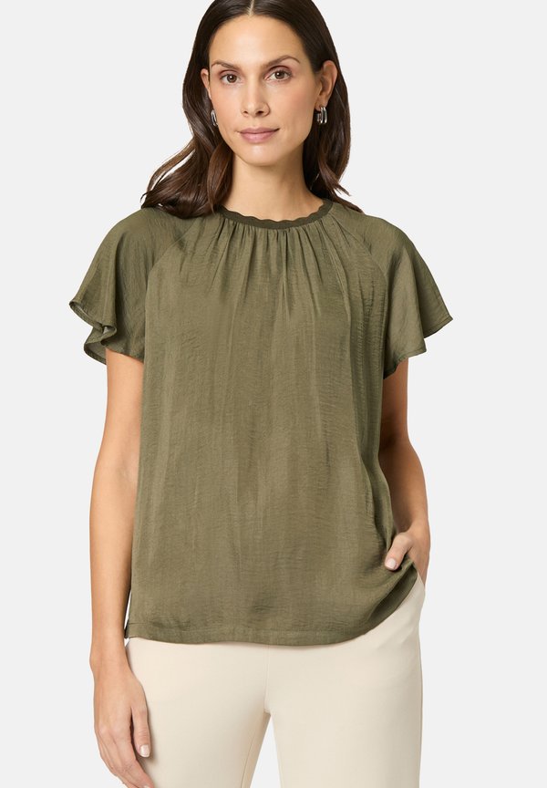 MIT KURZEN RÜSCHENÄRMELN - T-Shirt basic - deep depths