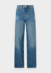 RAIL MID RISE LOOSE WIDE LEG - Džinsi ar platām starām - iron blue