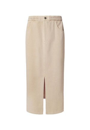 Pepe Jeans SAURA - A-lõikeline seelik - stone beige