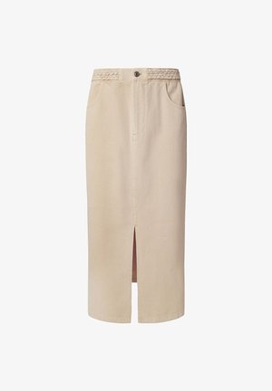 Pepe Jeans SAURA - Gonna a campana - stone beige