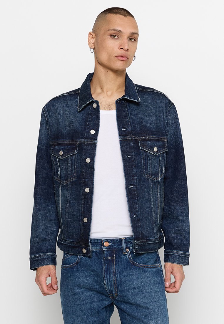 closed Spijkerjas donkerblauw