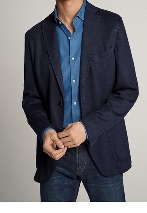 Sakko - blue-black denim