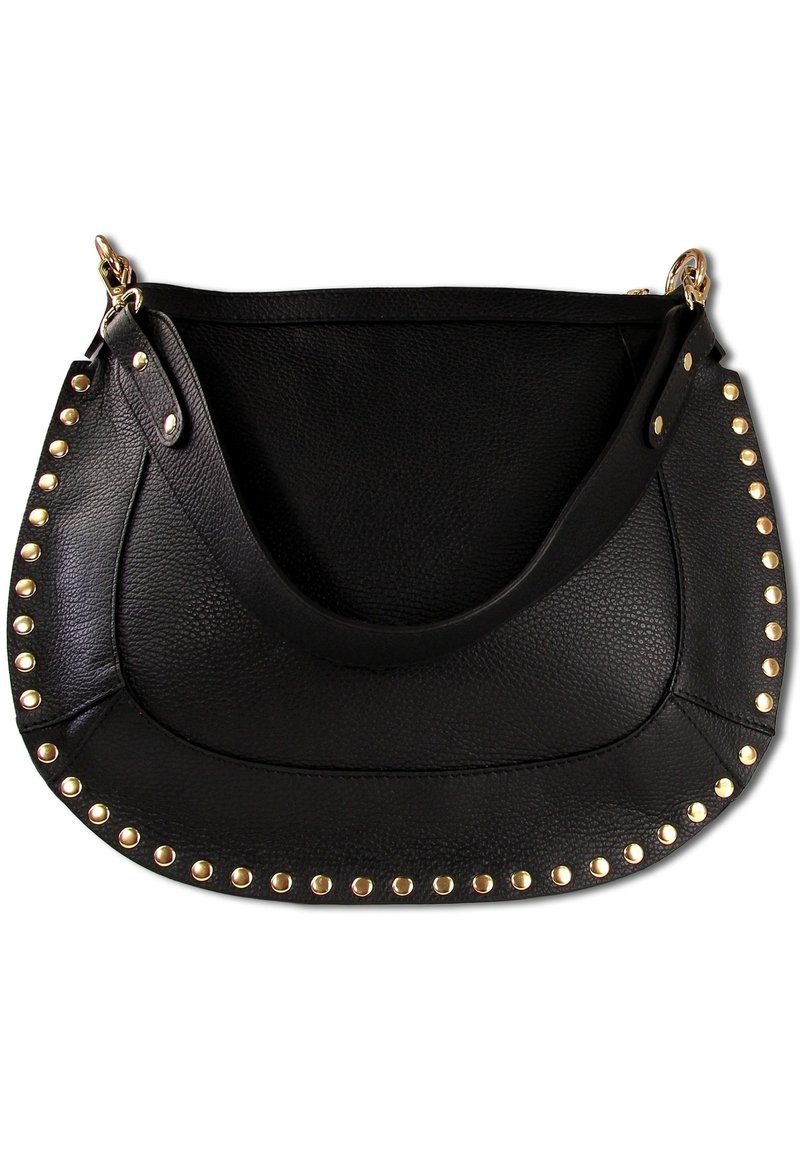 DrachenLeder Umhängetasche - schwarz