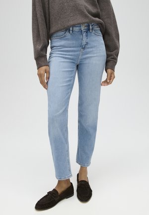 OPUS, MID RISE CROPPED STRAIGHT FIT - Jeans slim fit - ocean blue washed
