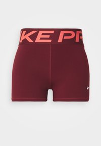 SCULPT SHORT - Tights - dark team red/white