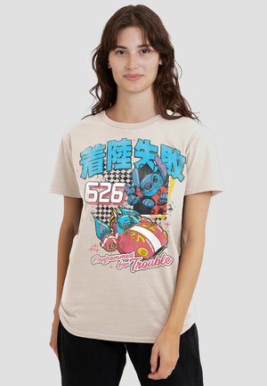 LILO & STITCH MANGA RACE - Print T-shirt - off-white