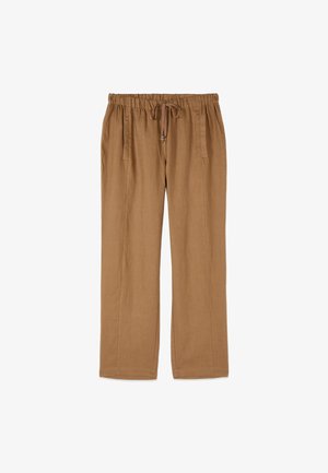 Oltre, JOGGERS CON COULISSE - Broek - beige