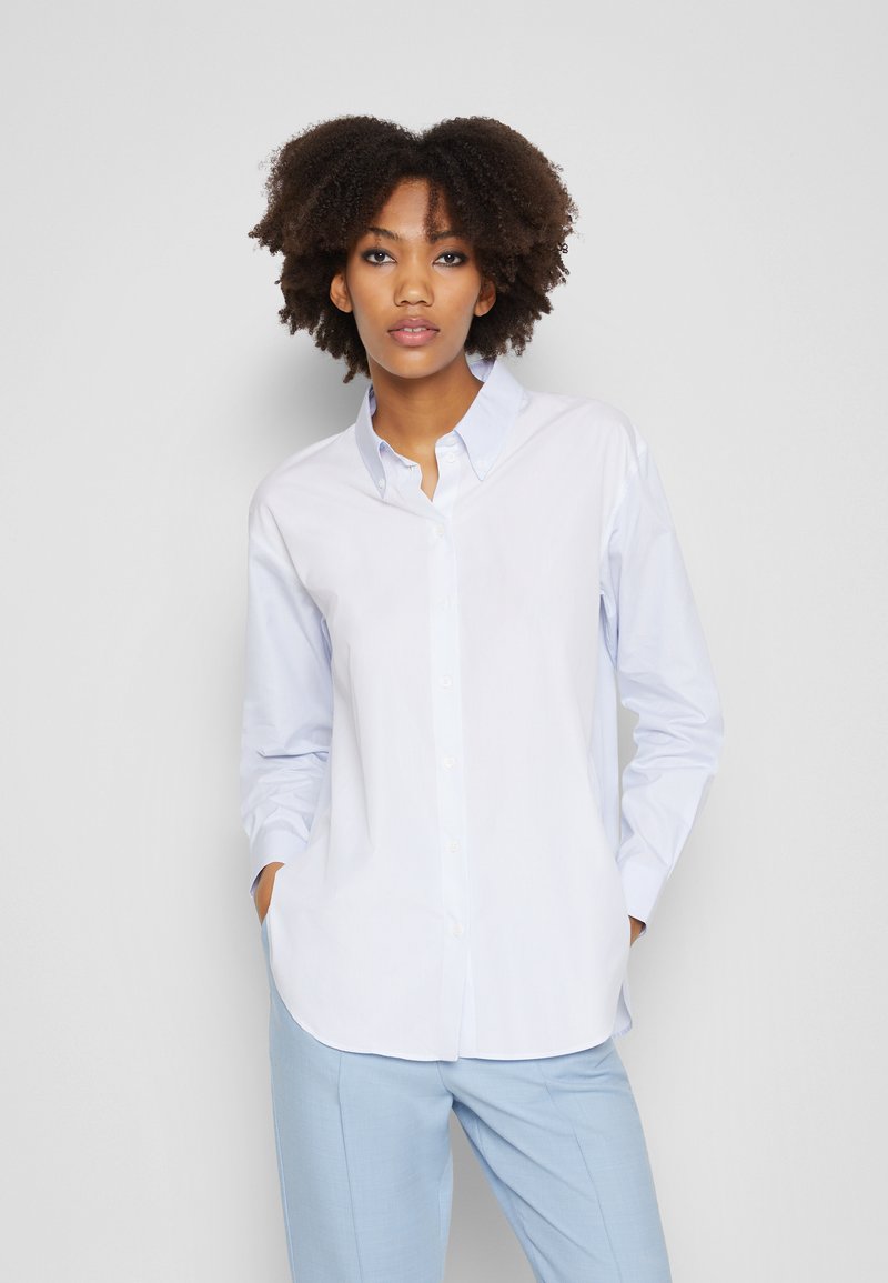 Damen Bekleidung | The Kooples CHEMISE Hemdbluse white / sky blue/blau-meliert - JX64507 Damen Bekleidung | The Kooples CHEMISE Hemdbluse white / sky blue/blau-meliert - JX64507