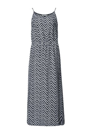 Street One, MIDI-KLEID MIT ZICK-ZACK-MUSTER - Robe de jour - deep blue