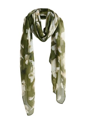 LIGHTWEIGHT - Šál - green floral plisse print