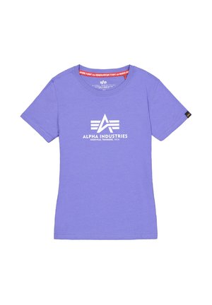 Alpha Industries, NEW BASIC - Tričko s potlačou - electric violet