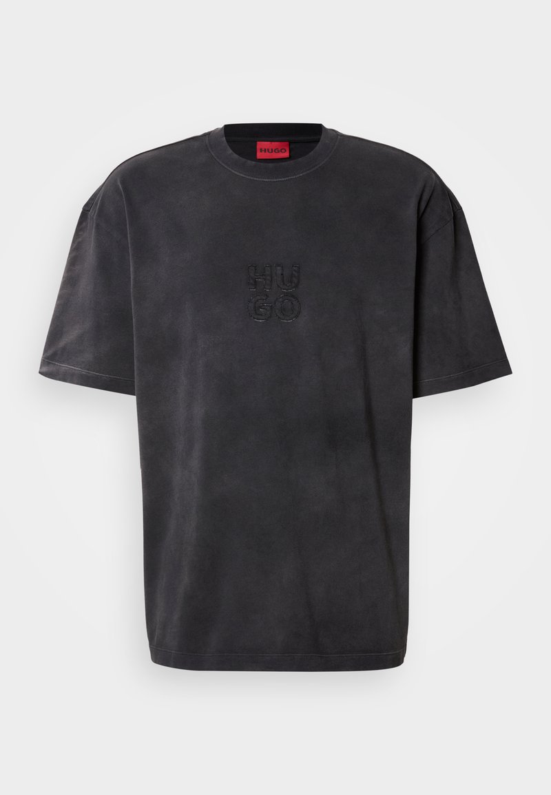 HUGO DUTYE - Camiseta estampada - black/negro - Zalando.es