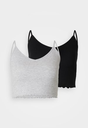 Even&Odd by Zalando 2 PACK - Topper - black/light grey