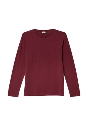 Long sleeved top - bordeaux