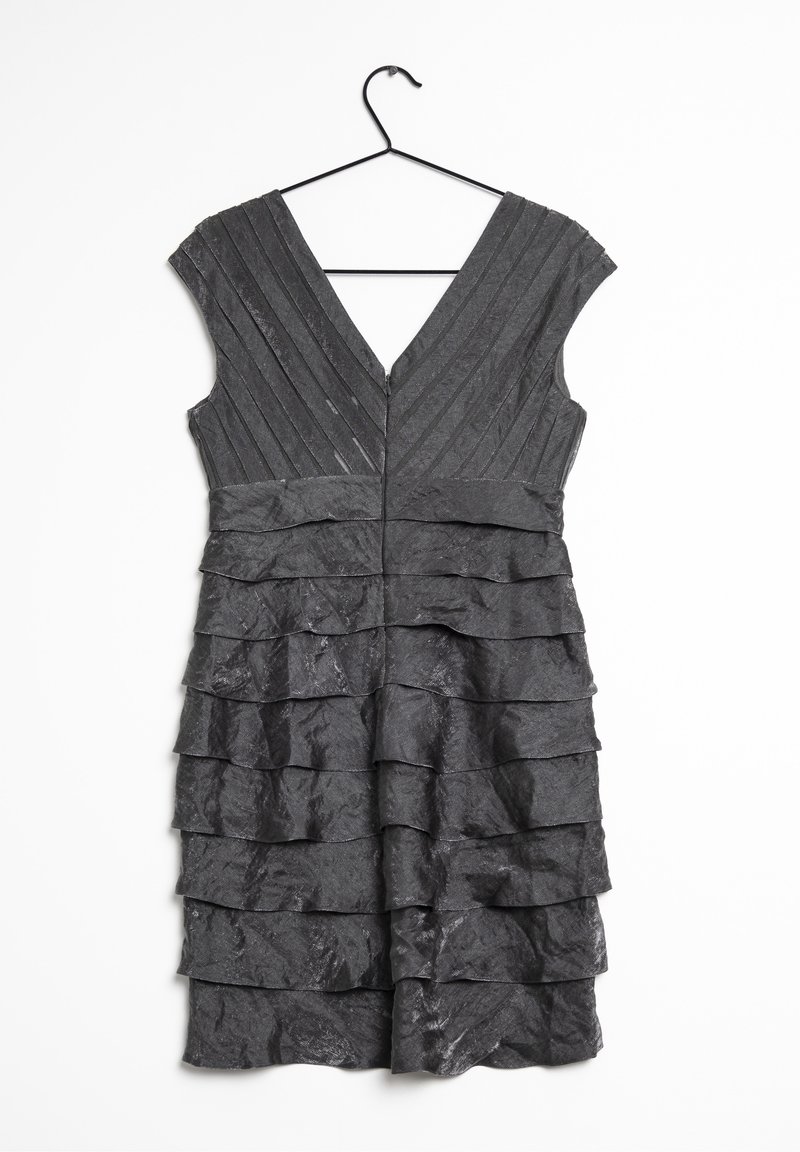 adrianna papell black ruffle dress Lyra Maxi Dress