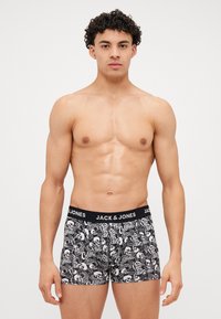 Jack & Jones - JACDAMON SKULL TRUNKS 3 PACK - Boxer brief - black/asphalt/oceanview Immagine in miniatura 1