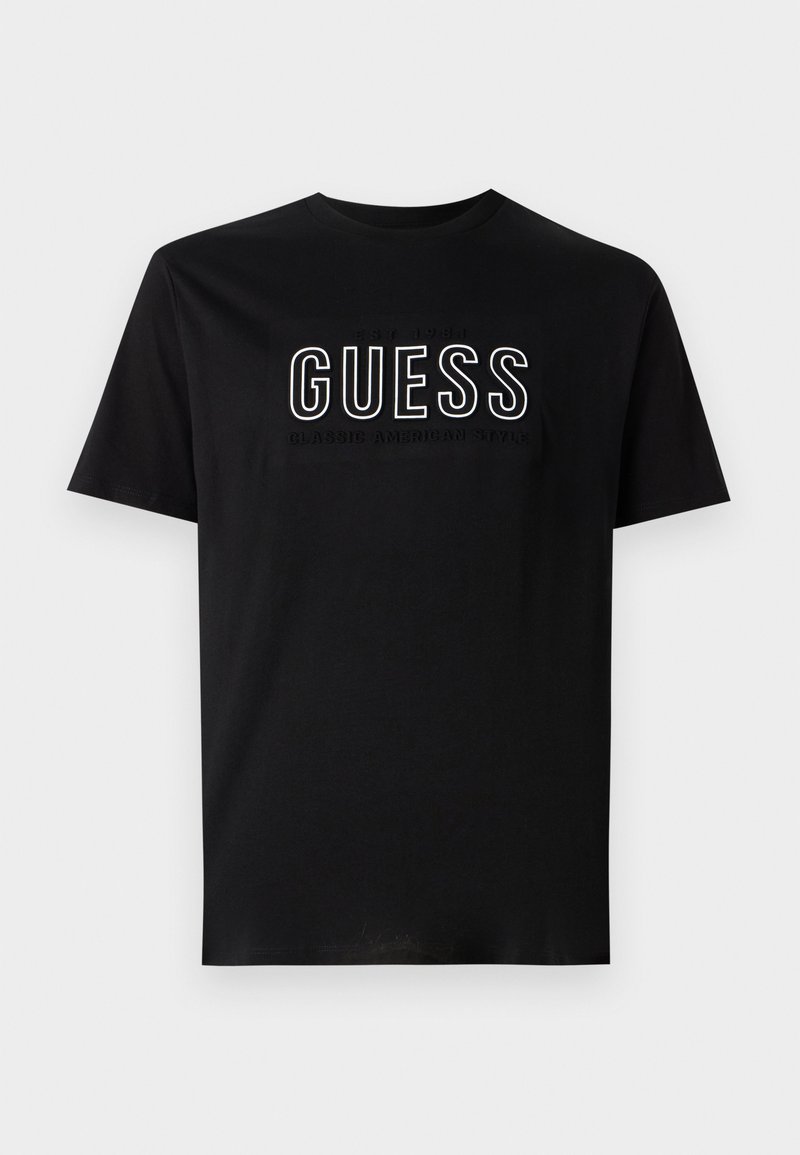 Guess T-shirt print zwart