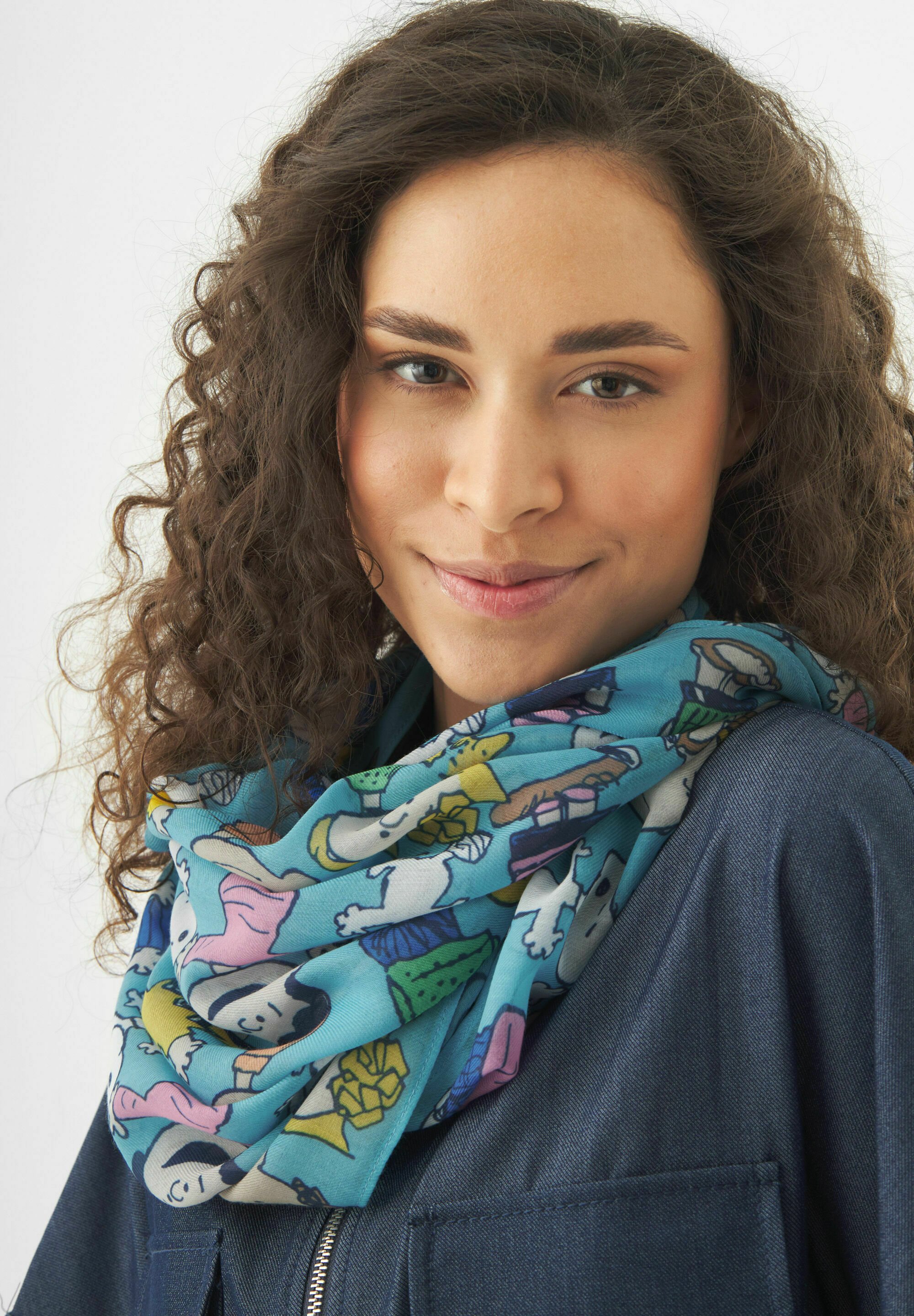 Codello PEANUTS MIT SNOOPY - Scarf - blau/blue - Zalando