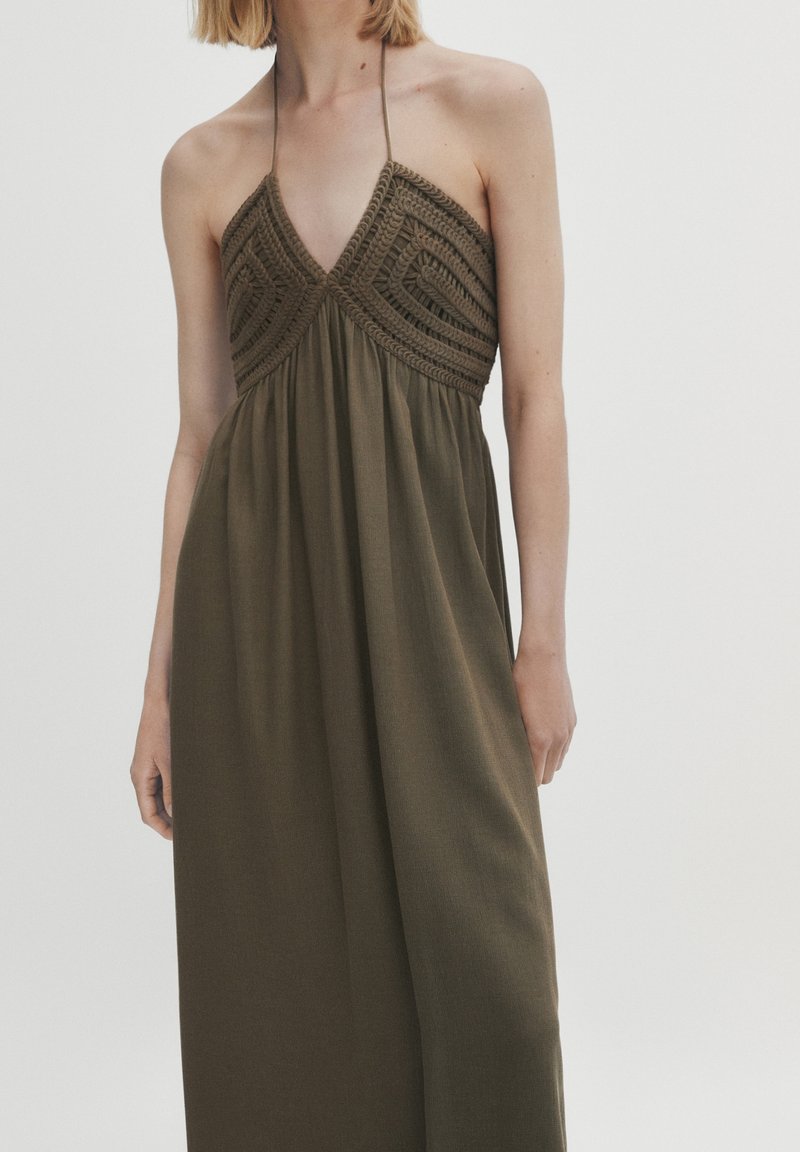 massimo dutti crochet dress Massimo Dutti Women's Crochet Sweater Dress | L UK14 main image 0