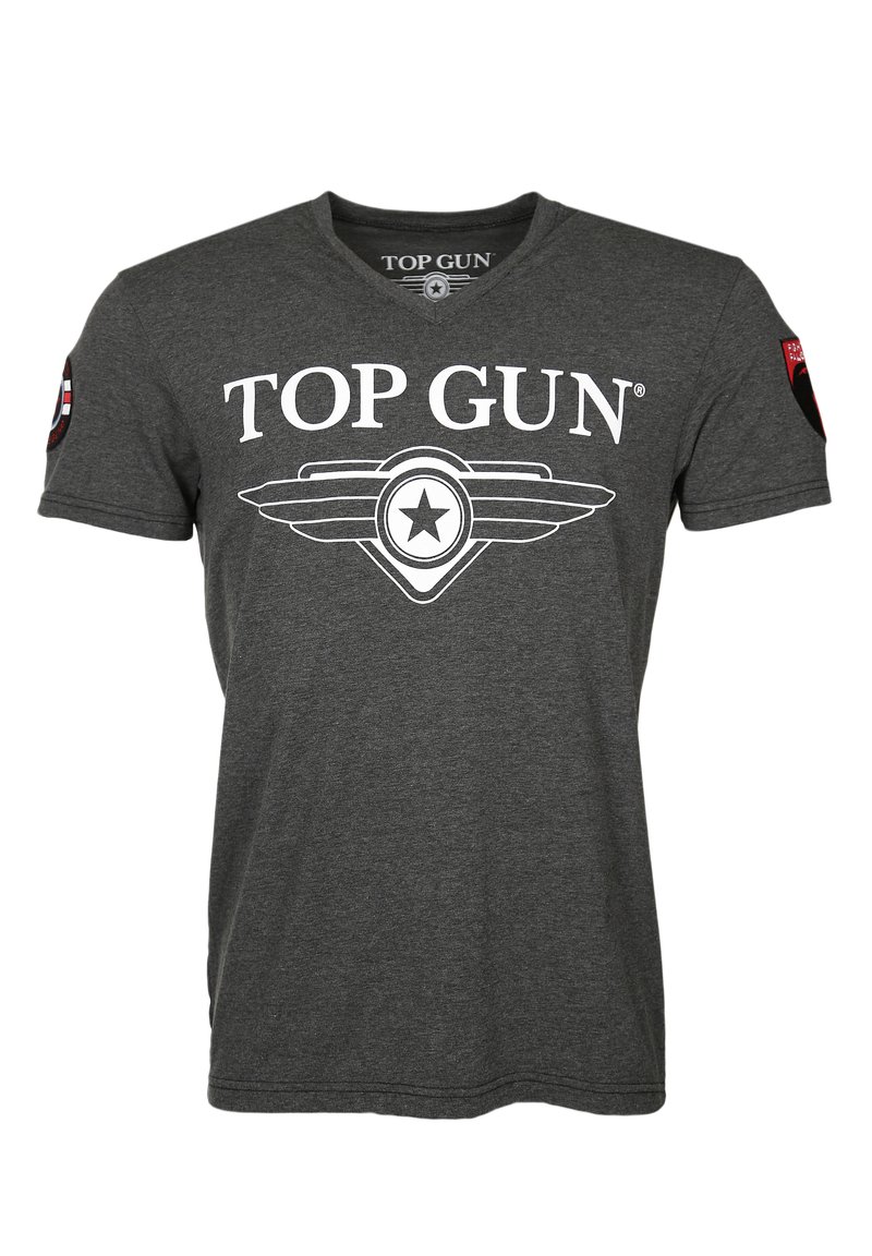 TOP GUN T-shirts print - anthracite