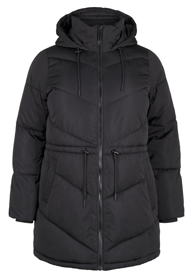 Zizzi Wintermantel zwart