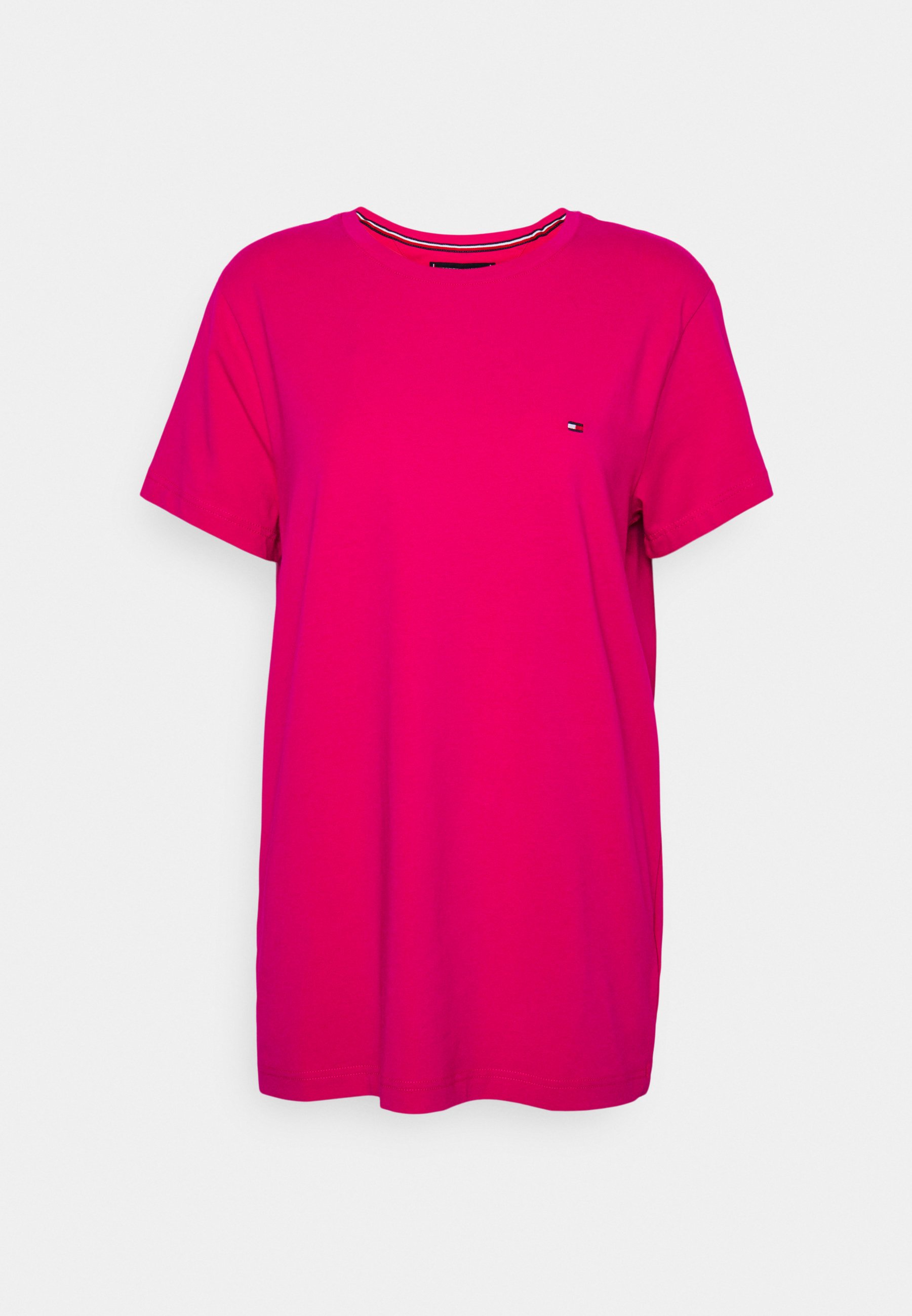 Tommy Hilfiger STRETCH TEE - Camiseta - eccentric magenta/rosa -