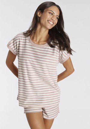 Frotee Nachtw�sche Set - Komplet pižame - hellrosa