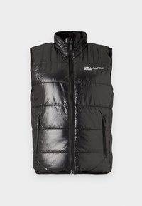 REVERSIBLE - Strukirani kaput - black