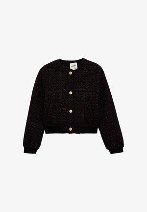 Koton, TWEED - Strickjacke - black