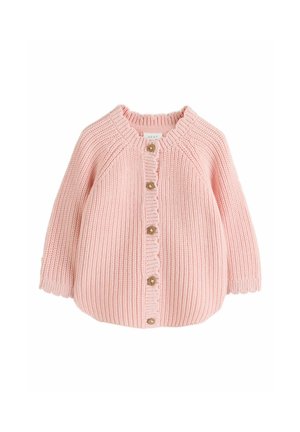 Next, REGULAR FIT - KNITTED BABY CARDIGAN  . - Maglione - pink scallop hem