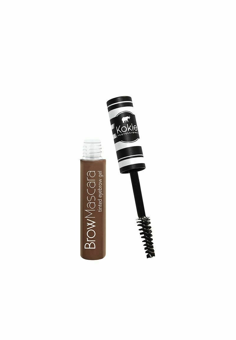 Kokie Cosmetics - KOKIE BROW MASCARA TINTED EYEBROW GEL - LIGHT BROWN - Eyebrow Gel - brown, Suurenna